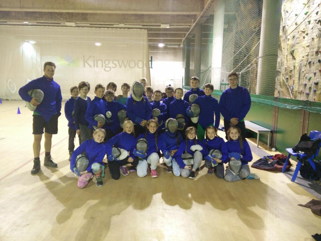 DanesfieldSchl's tweet photo. En garde! Year 6 enjoying fencing this afternoon. #MyKingswood https://t.co/59zZN1BFkM