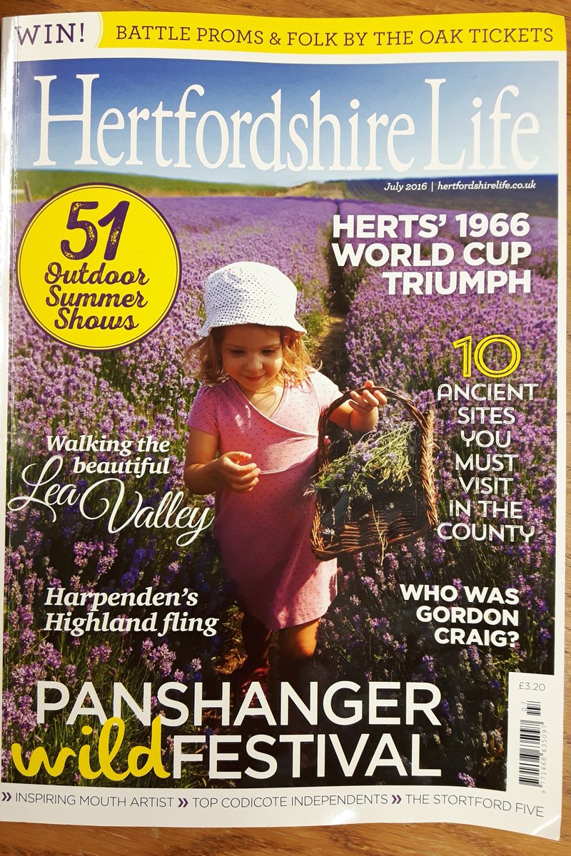Wow!!  We've made the front cover of Hertfordshire Life!! Thanks <a href="/hertslife/">Hertfordshire Life</a> :D