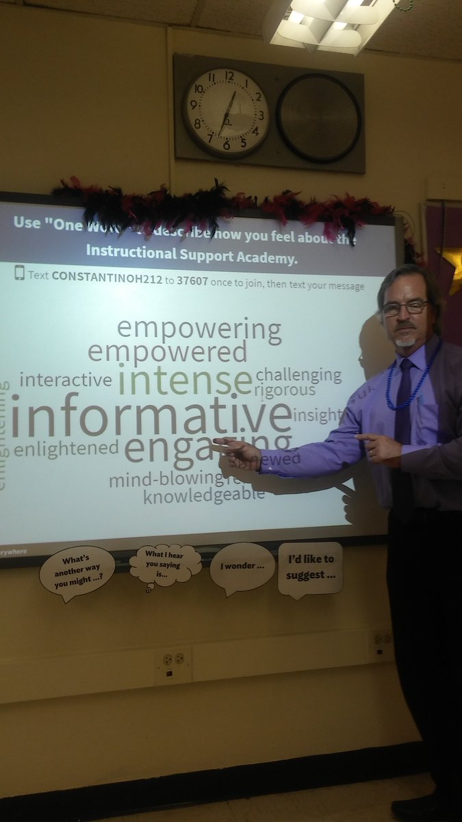 tawana01's tweet photo. Words by teachers to describe our mindsets post ISA!!! #ModelStrong #SupportStrong @David_K_Moore @MiamiSup https://t.co/y6ZFQsBMYm