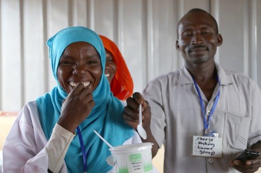 UNDPArabStates's tweet photo. #UNDPSudan empowers #women through dairy production training as part of #C2SP program with #Spain #Japan support https://t.co/CyfNPSvzxy