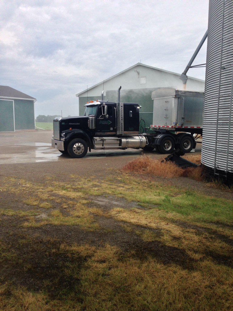 baigentfarm's tweet photo. First load of old corn out today #farm365 #corn15 https://t.co/pX9PtqEhid