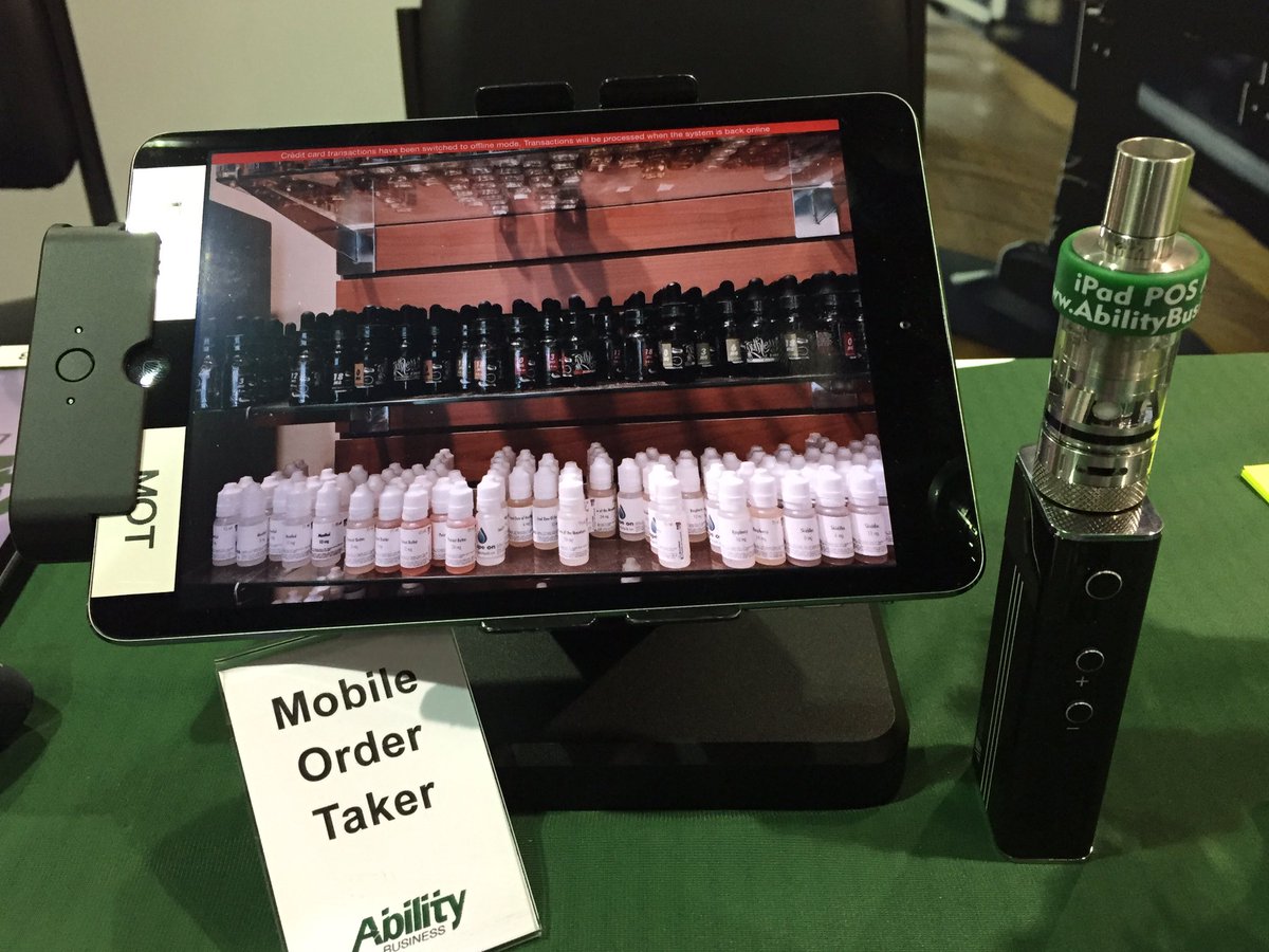 AbilityBusiness's tweet photo. #1 iPad POS "Mod" system #customizable #flexible #vapeshop #vapor16 @VaporExpoIntl @QuickBooks @RevelSystems https://t.co/EdZdjT7sjC