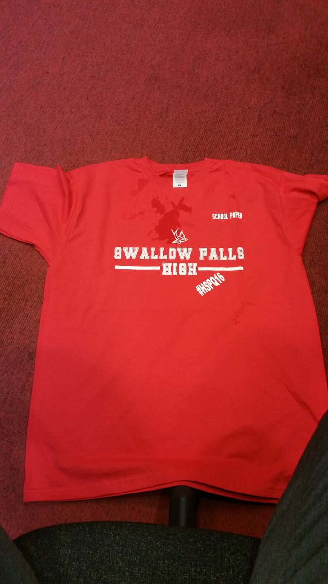 Jbultitude's tweet photo. Loving my #HSPQ16 t-shirt with authentic rain stain. #itwilldry thank you @RachelELloyd for organising https://t.co/cJkg9CLIzu