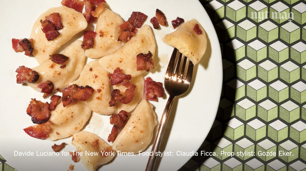 nytimes's tweet photo. How to master pierogies https://t.co/RKj854fLsg https://t.co/F8BRoovVdb