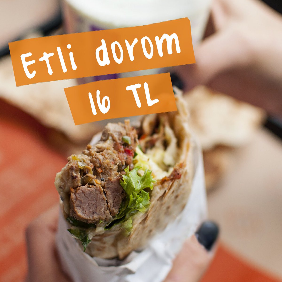 Etli dorom 👌🏼#SeviyorsanGelYeBence ya da sen ara biz gelelim 0850 800 11 11 #doromco 🌯