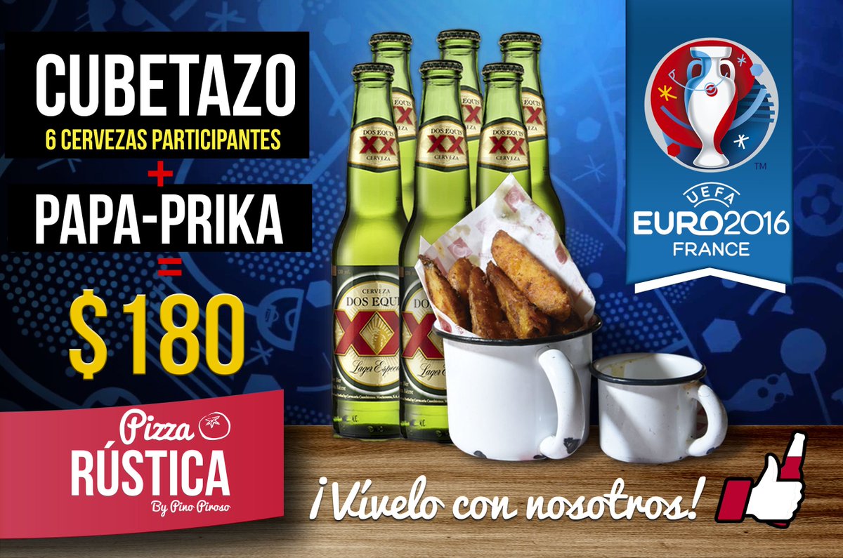 pizzarusticamex's tweet photo. ¡Nos vemos a las 14:00 hrs para disfrutar Alemania vs. Polonia! #EuroCopa2016 #PizzaRusticaMexico #SomosRusticos https://t.co/aE8D3ToWpL