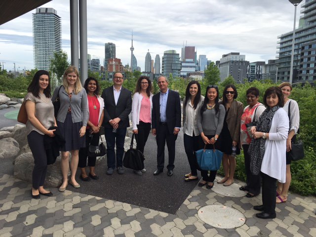 The DC team touring Corktown Commons + Canary District! Huge thanks to Dream's Jason Lester for showing us around!
