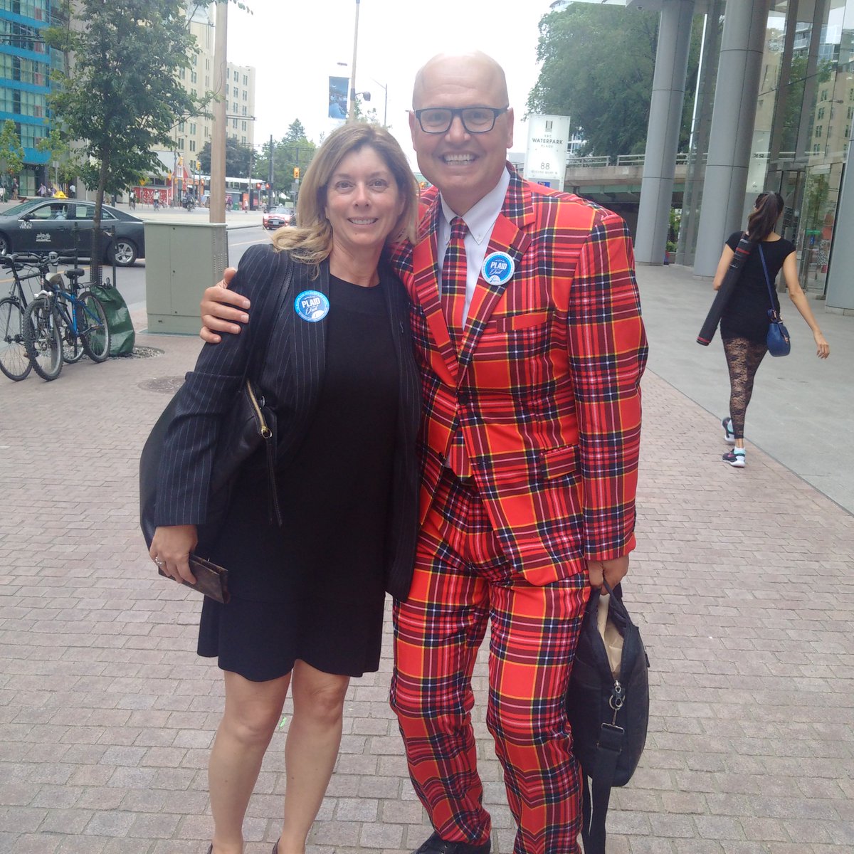 Deborahm_2014's tweet photo. Loving the Plaid Rocco! #PlaidForDad https://t.co/WTO2cixAHW