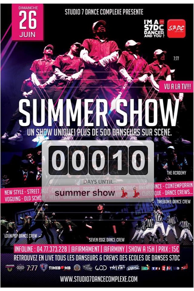 Krystal_grd's tweet photo. J-10 ! 🔥🔥🔥💃🏽👯 #summershow #s7dc @STUDIO7DC https://t.co/kW7s0S6als