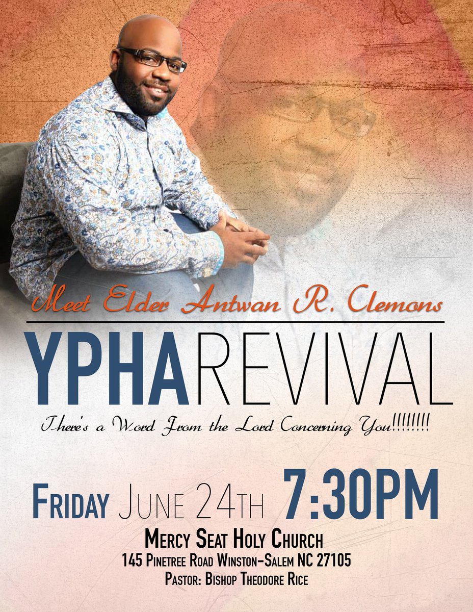ClemonsAntwan's tweet image. Meet me next Friday night. Let's have some church.
#iserve 
#hcog 
#preachingtimeagain 
#Godgrantmepreachingpower