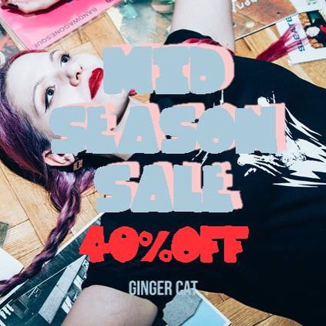 🍭MID SEASON SALE🍭
 
👽Con descuentos de hasta el 40%👽
 
👉 bit.ly/1ZUk1oX