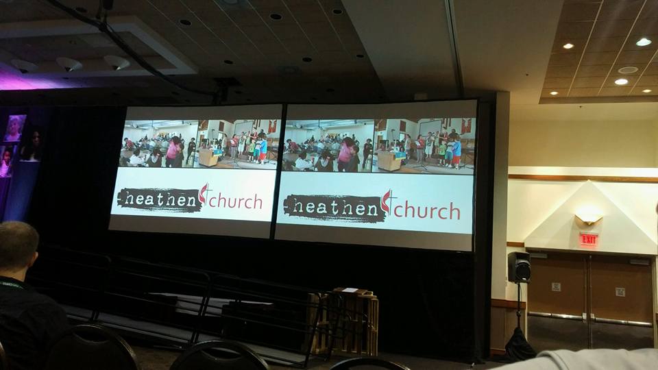 GraceKidsChurch's tweet photo. Heathen Church finally made an appear at Annual Conference! #KACAC2016 https://t.co/JJ7J4hkTnk
