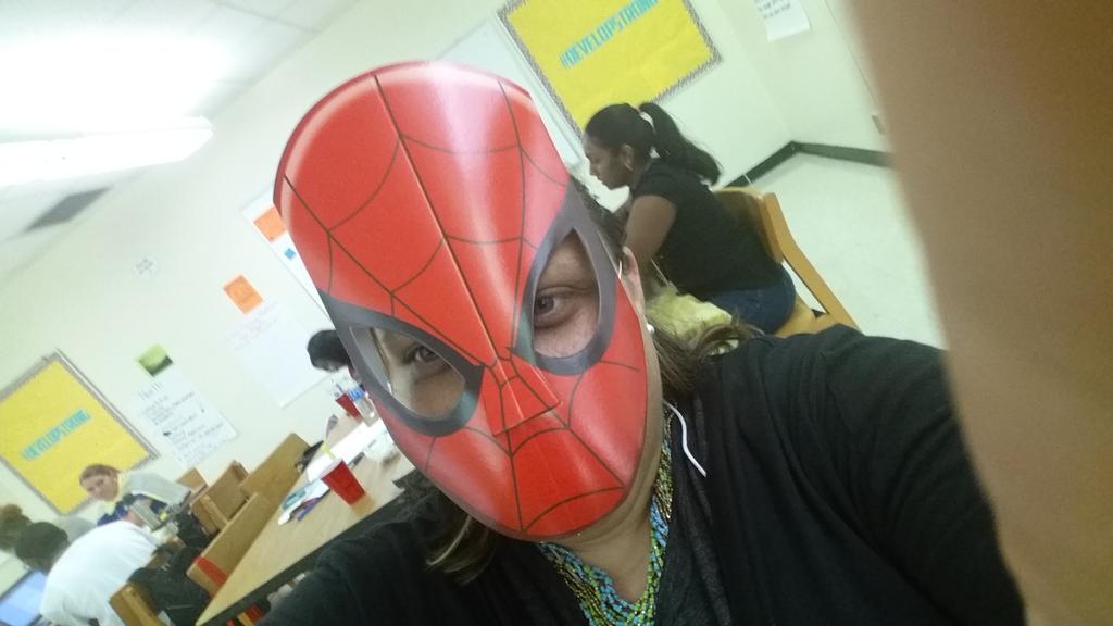 gators2241's tweet photo. Spidey selfie!! #developstrong @MiamiSup @ETOJPACE3 https://t.co/MHyzcqrpT9