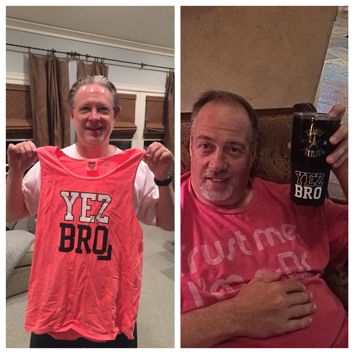 YezBro's tweet photo. Give your dad the Father's Day he's always wanted. Buy a hat/shirt this weekend and we'll throw in a koozie free! https://t.co/yb7YSjoXw8