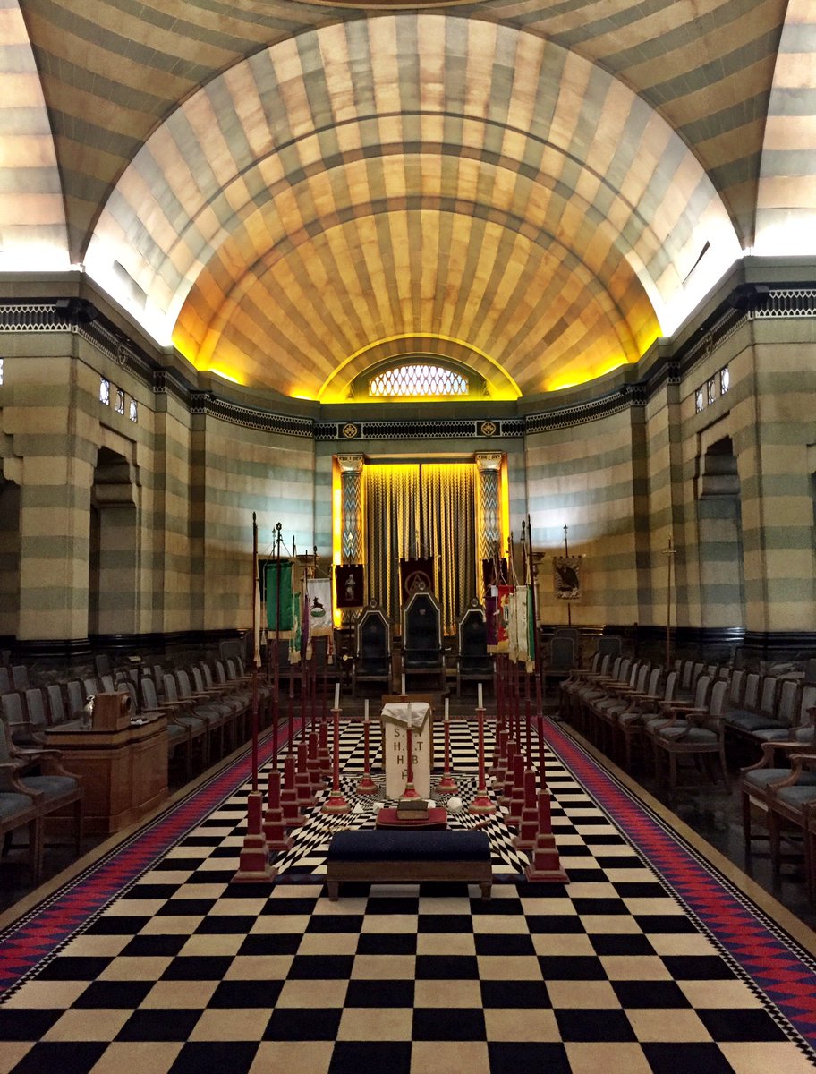 SilverMatchbox's tweet image. Temple No. 10 as a chapter room