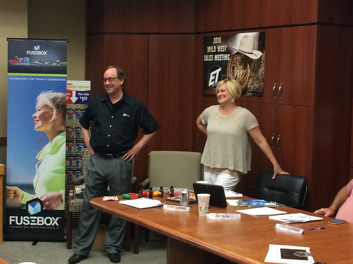 FuseBoxMobile's tweet photo. We attended ET Video’s Wild West Sales Meeting this week in Iowa. 30 year anniversary for ET Video! @ETVideoco https://t.co/BLAOnbACJO