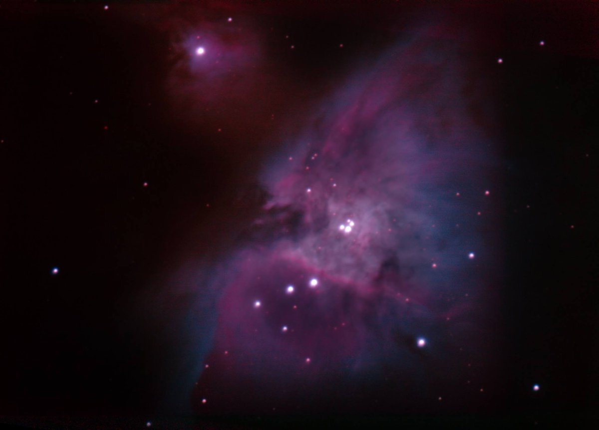 Ahmed Marwan Foda (@amfoda) on Twitter photo Orion nebula (M42) through Celestron 10" f/10 sct, Department of Physics, University of Regina <a href="/ur_physics/">UR Physics</a> Orion nebula (M42) through Celestron 10" f/10 sct, Department of Physics, University of Regina <a href="/ur_physics/">UR Physics</a>