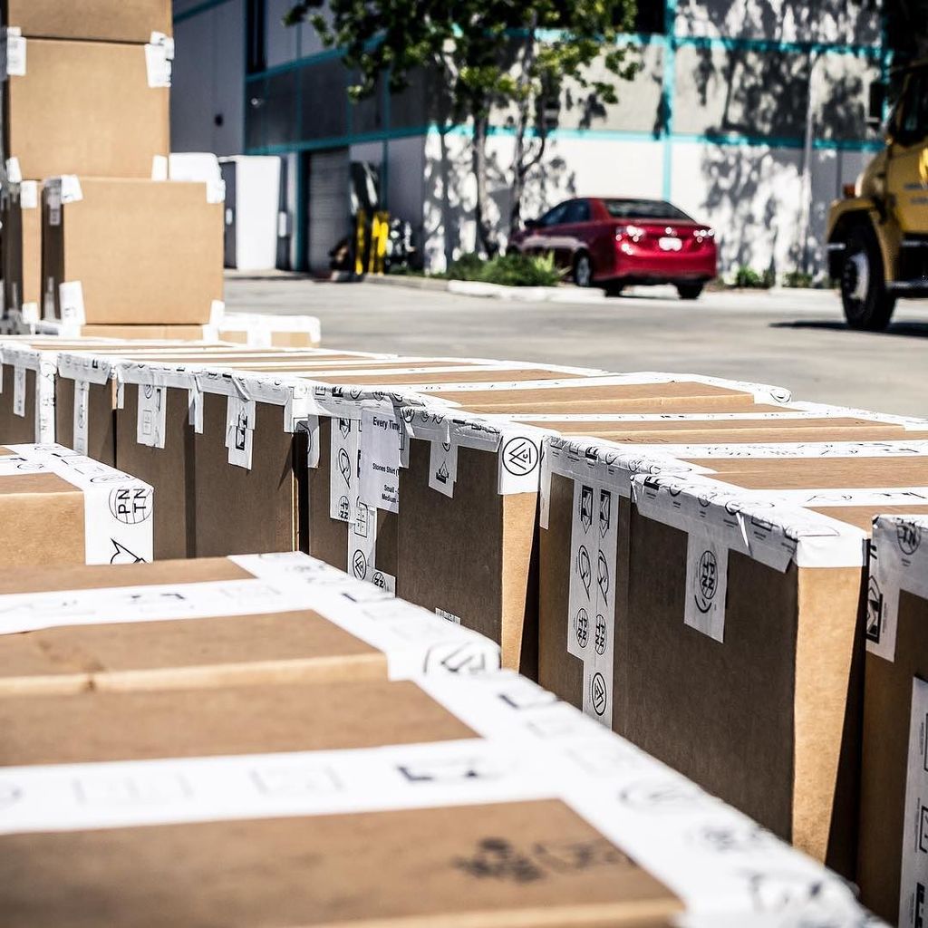 MerchConnection's tweet photo. Getting that #warpedtour merch ready to go. Any guesses who this massive shipment is for? 😏
#merchconnection #tw #… https://t.co/tFiaUlt0lX
