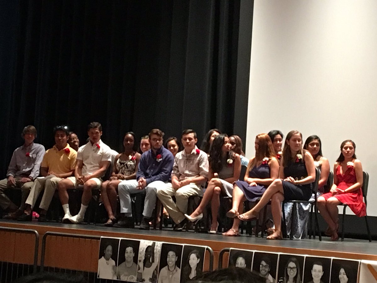 AVID seniors are honored at end of year AVID celebration.