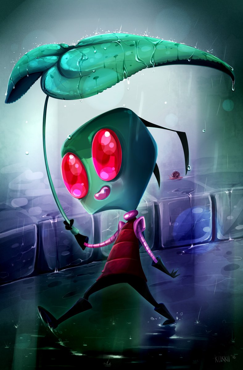 nobunny_y's tweet photo. zim zimeny, zim zimeny, zim-zim-zeree, the bean is as happy as happy can be. #invaderzim #spacebean https://t.co/NLiGILErha