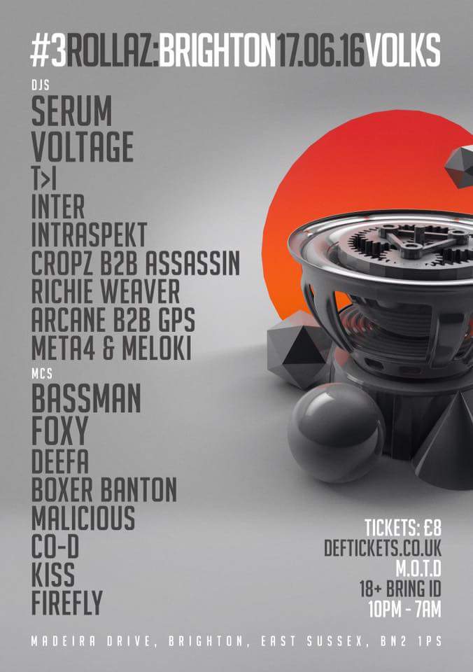 Tomorrow night Team Rollaz land in Brighton ®️💯
#TeamRollaz 
#TheThirdChapter