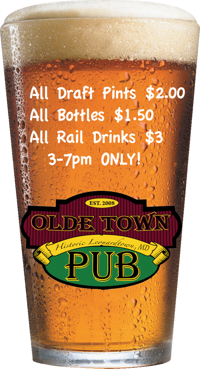 OldeTownPub's tweet photo. Thirsty?  Join us for Pint Night from 3 to 7pm! https://t.co/41LfPT7hlF