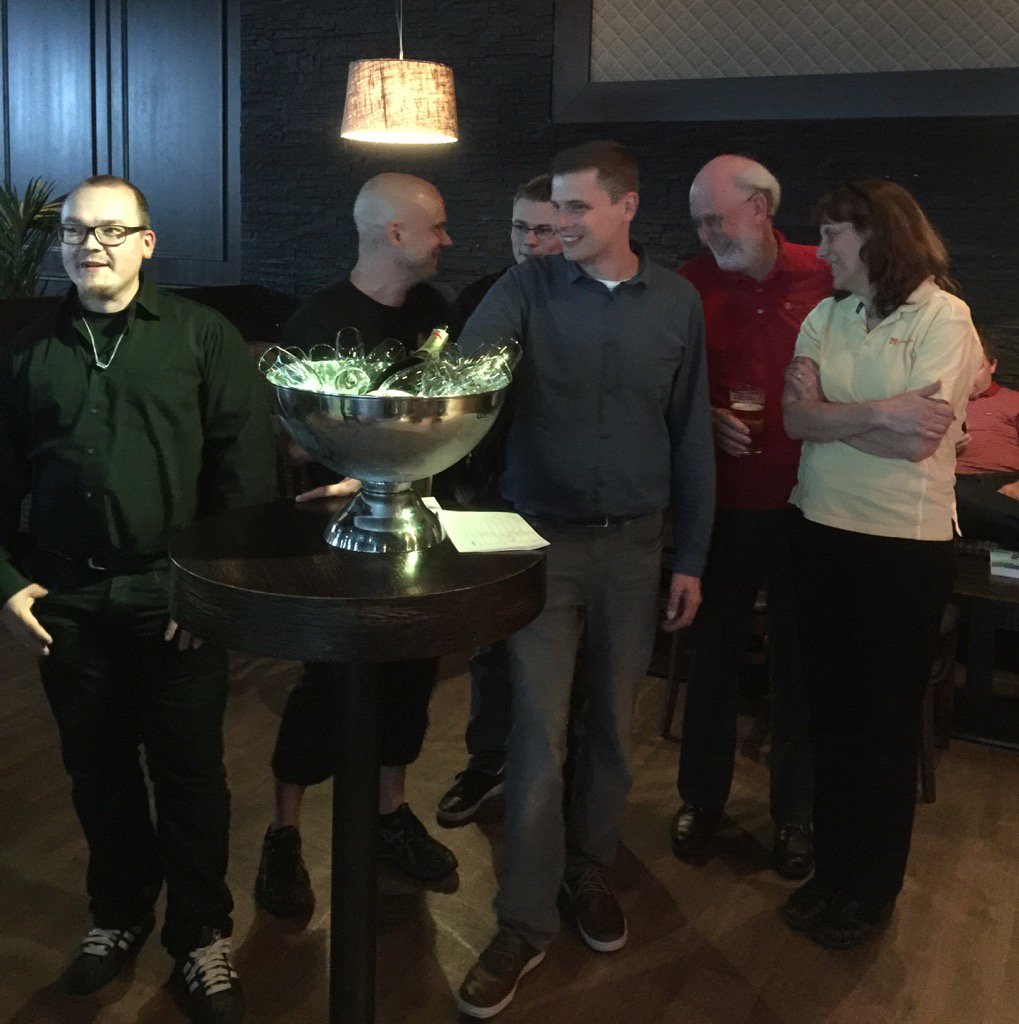 r0zetta's tweet photo. #sysinternals20 party winning quiz teams (and bubbly) https://t.co/2PxFCcAj95