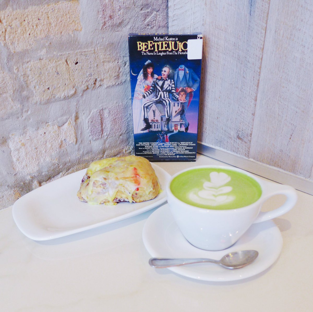 sconecity's tweet photo. Tonight! Watch the ghost with the most in #MoviesInThePark in Wicker Park. #Beetlejuice With @wormholecoffee @WPBCC https://t.co/4YMPMgNi3W