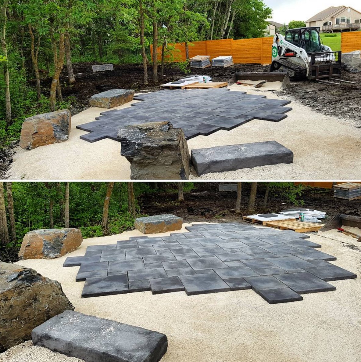 barkmanconcrete's tweet photo. RT @evergreenCLmb: Starting to take shape! #dimensionalflagstone #hardscapes https://t.co/ZxHNLcfnE1 https://t.co/m0rwEiWFn2