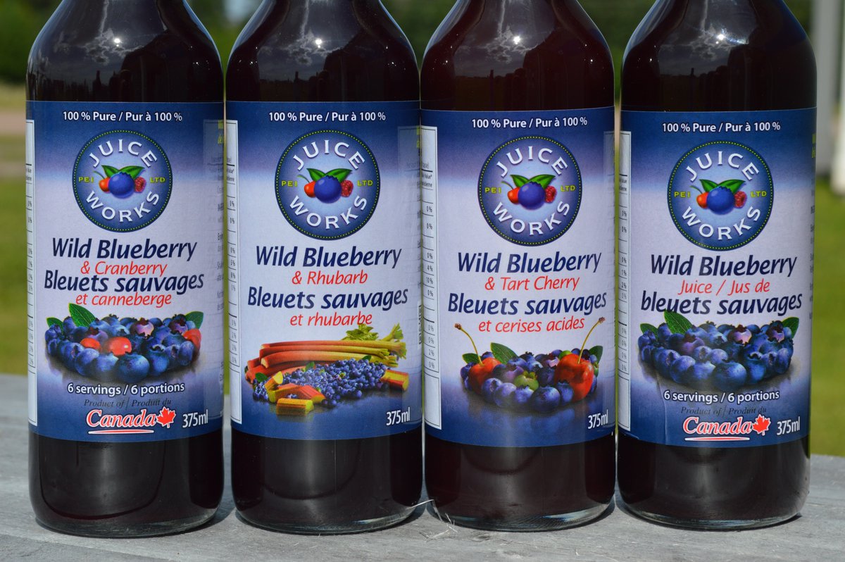 PEIJuiceWorks's tweet photo. Sustainable glass pckaging helps better preserve nutrients while being100% recyclable and BPA free! #wildblueberries https://t.co/BKGAkVs9cL