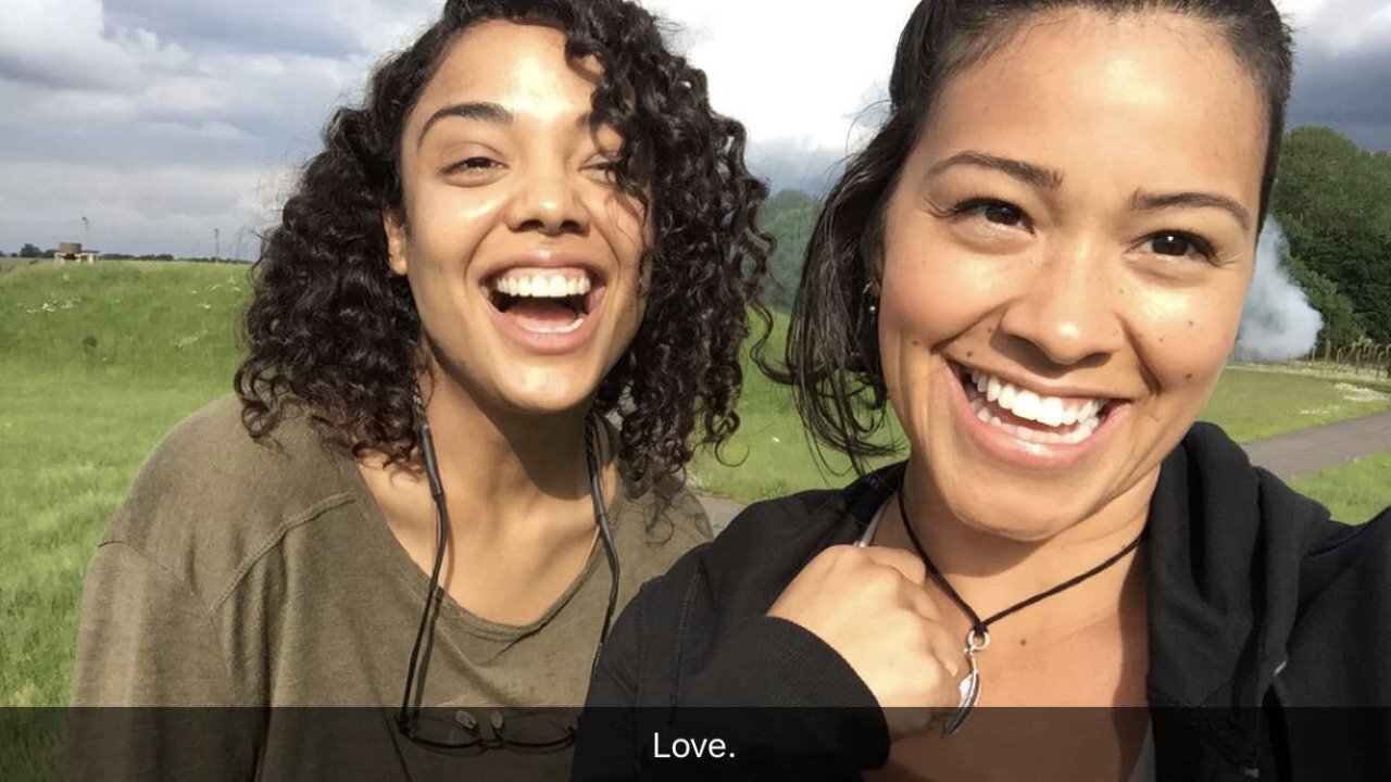 Daily Gina Rodriguez on Twitter "Gina Rodriguez and Tessa Thompson on