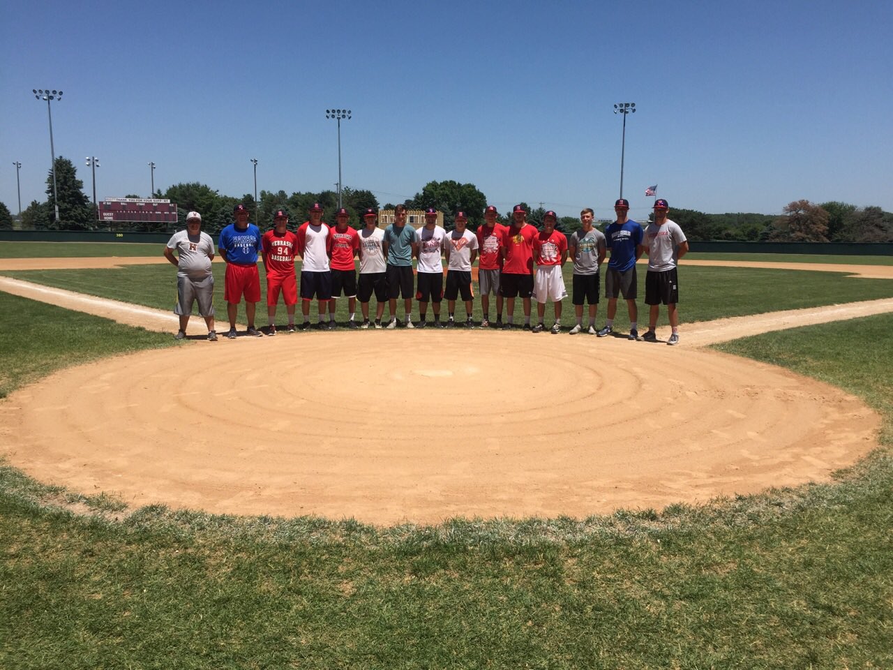 Grant Schmidt on Twitter "Practice at Eaton Field in Wakefield, NE