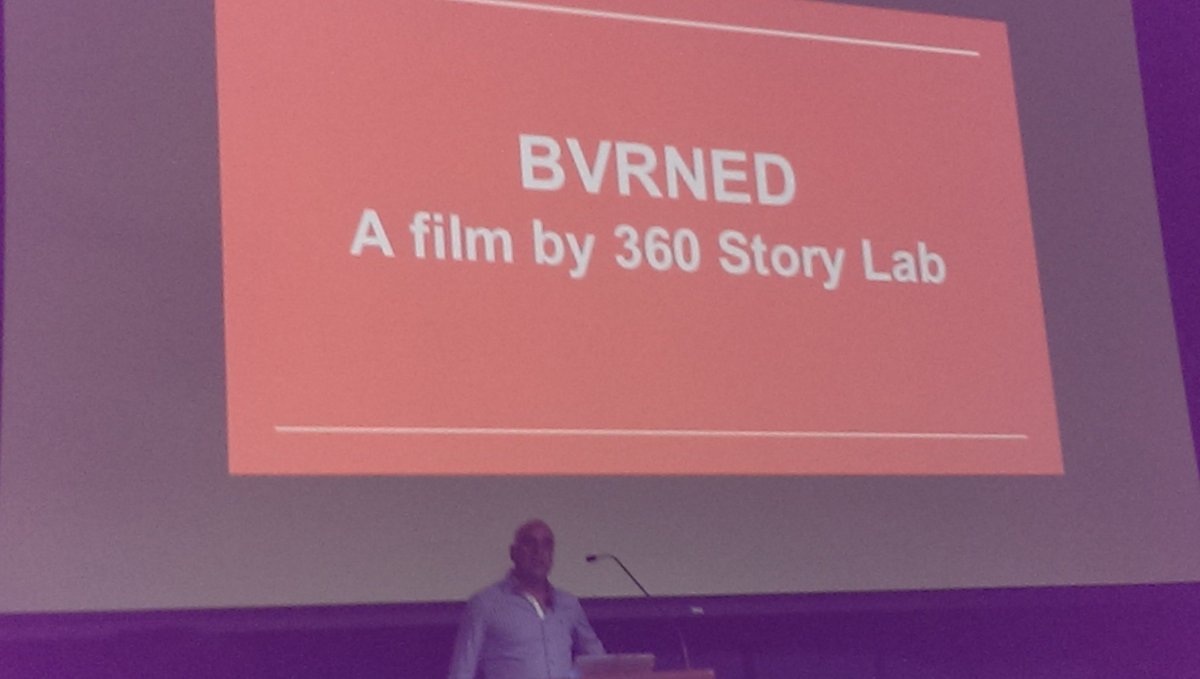 federmusik's tweet photo. Jeff Preyra of @360StoryLab speaks on his experiences making the 1st episode of #BVRNED at #ICFFIndustryDay16 ! #VR https://t.co/B79DA2YfWX