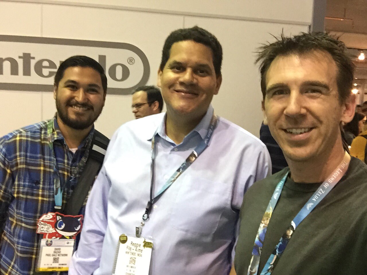 Nintendo of America president, Reggie Fils-Aime, with Paul Gale Network at E3 2016