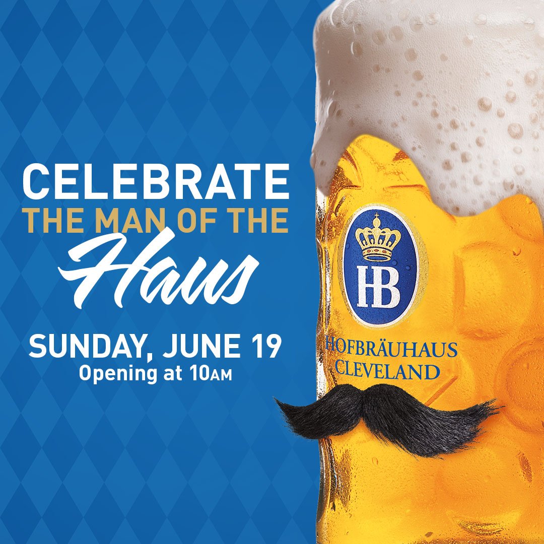 HofbrauhausCLE's tweet photo. Treat Dad in a BIG way this Father's Day! Reservations going quickly so call today! 216-621-2337 Only #atHBcle https://t.co/Bule86aVRq