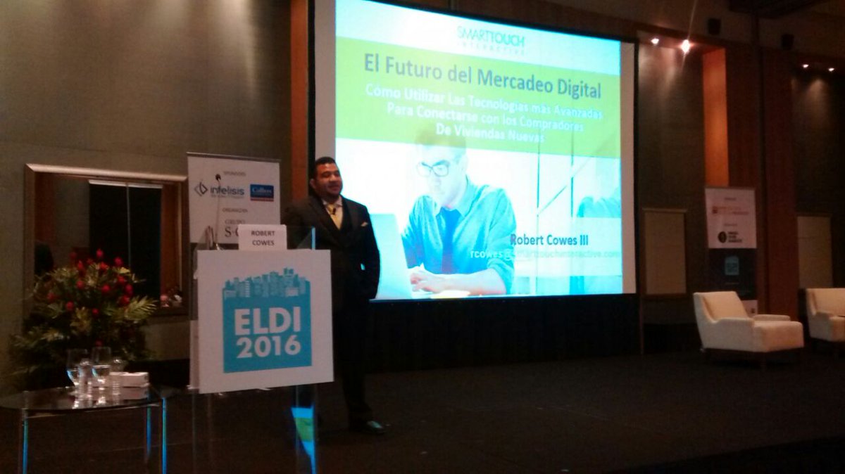 Evento_ELDI's tweet photo. Continuamos con Robert Cowes, con la conferencia "Tecnología en el Real Estate" #ELDI2016 #Panamá @Evento_ELDI https://t.co/JEWkBIU0gq