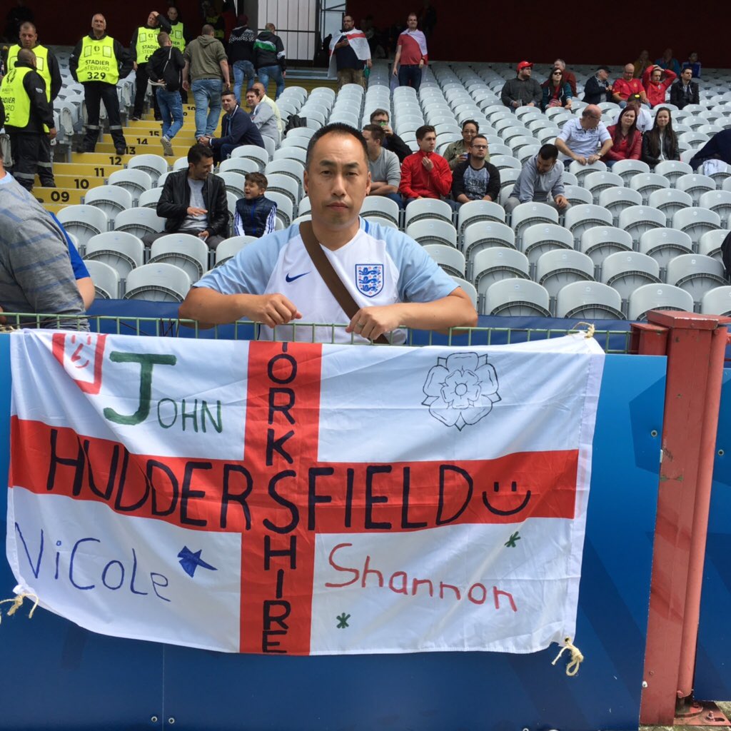 LittleNic94's tweet photo. Pappa Liu loving life at the England game today #Euros2016 https://t.co/J8y2eM6Zdv