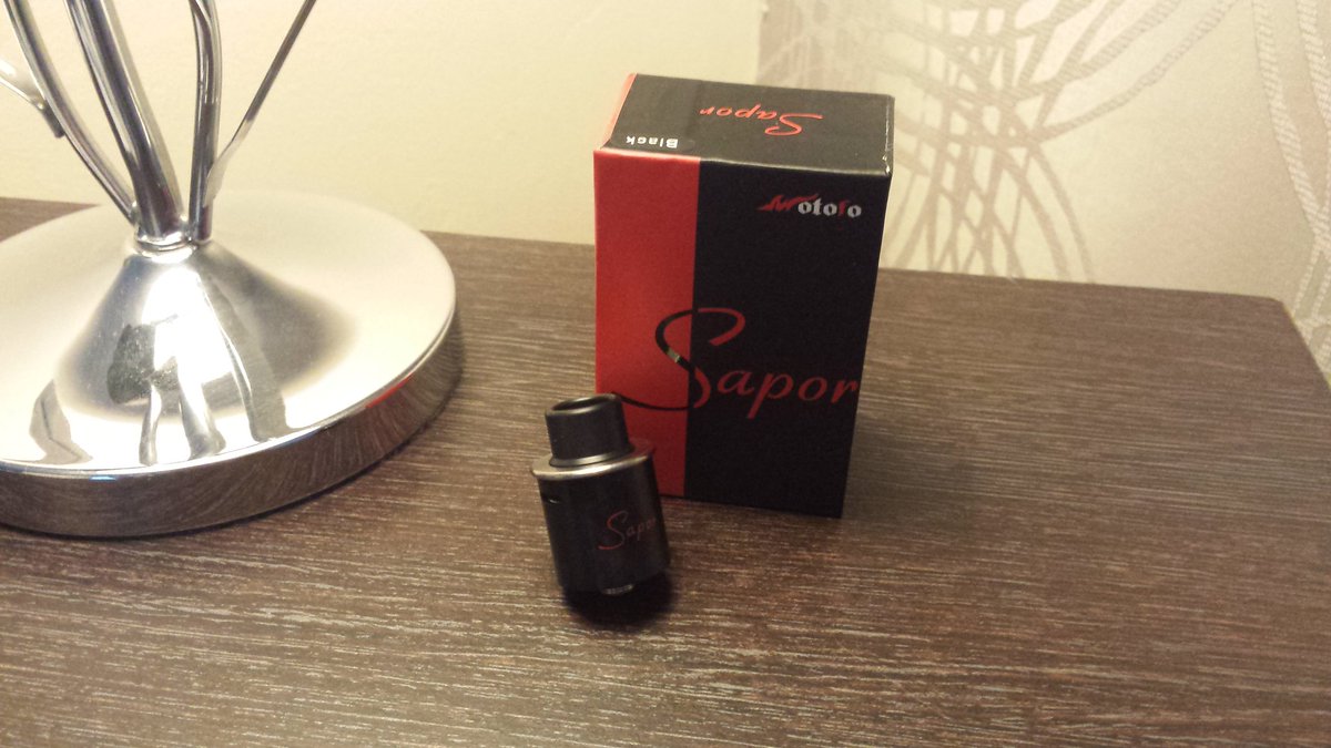 glyn_wyatt's tweet photo. New toy ready to be tested 😆 let's see what it's like. #vapefam #vapelife 💨💨 https://t.co/13Ay46cmx7