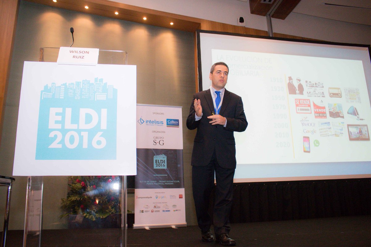 GrupoSyG's tweet photo. El futuro de la comercialización por Wilson Ruiz, Presidente de @QualityPanama, en #ELDI2016 https://t.co/DEhJmZ7FSR
