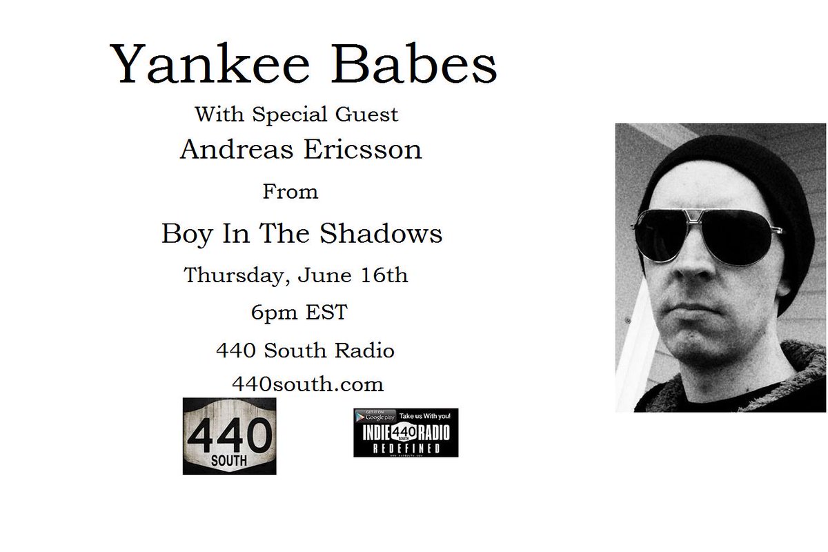 @TempestHSky and I are on at 3 pacific / 6 eastern on 440South.com with a special guest!