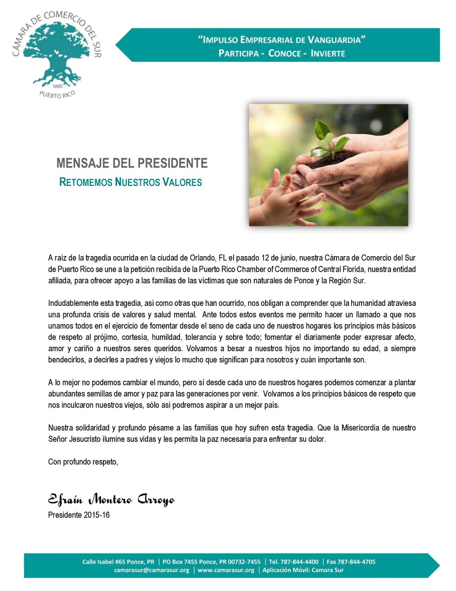 CamaraSur's tweet photo. ¡Retomemos Nuestros Valores! https://t.co/OBo7VMnneI