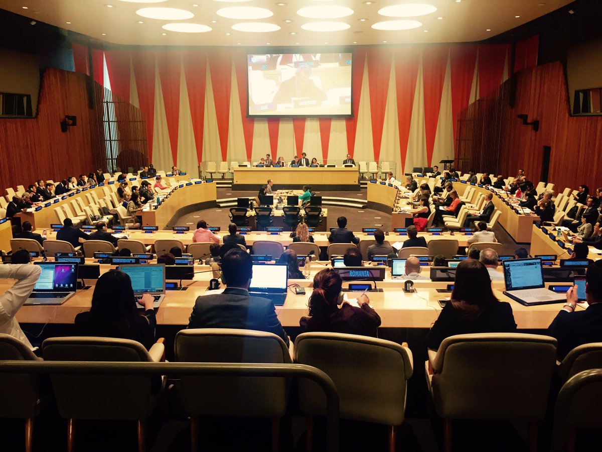 LivDawson23's tweet photo. Ambassador Gillian Bird co-facilitating HLPF Draft Declaration #SDGs #Ausrepresent #ECOSOC https://t.co/h9JbZWPbvb