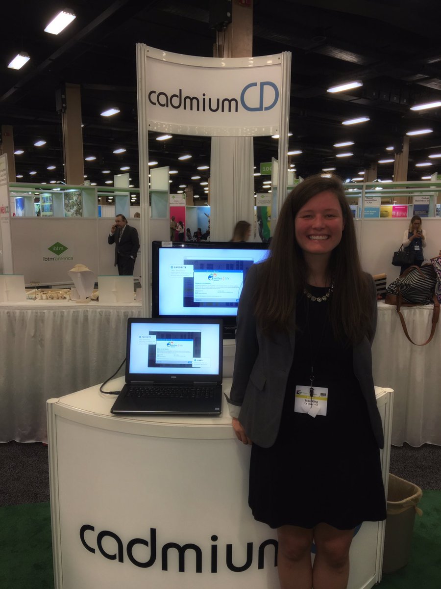 DahliaElGazzar's tweet image. .@cadmiumcd knocks conference mgmt out of the park! Hit a homerun w/ Traci @ #ibtmamerica CentralHub #TechCollective