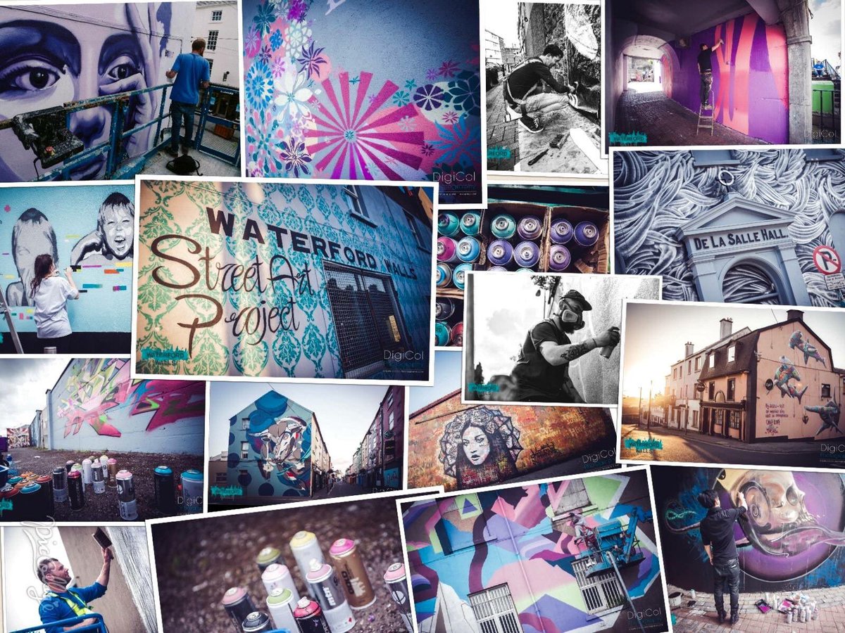 StreetArtInk's tweet image. Thanks for the follow @joelcomm! Come see 40 artists create murals at #WaterfordWalls in Ireland this August 26-28!