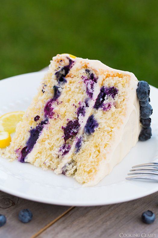 Here comes Summer! W/ Lemon Blueberry Cake - #YUM - via <a href="/cookingclassy1/">Jaclyn Bell</a> buff.ly/1WLrpVK