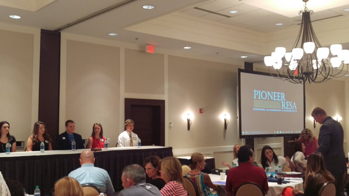DrHathcock's tweet photo. Andrew Hathcock representing Hall County Schools on student panel at Pioneer RESA Summer Leadership Conference https://t.co/OxxJACZuiS