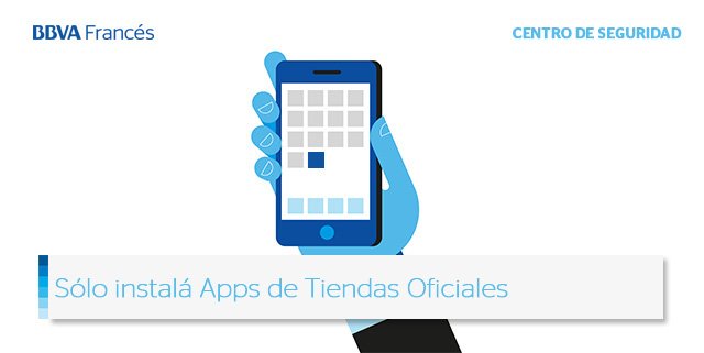 bbva_argentina's tweet photo. Así de fácil evitás la descarga de virus o troyanos en tu dispositivo #BBVATips https://t.co/ZPHDdDbQ2J