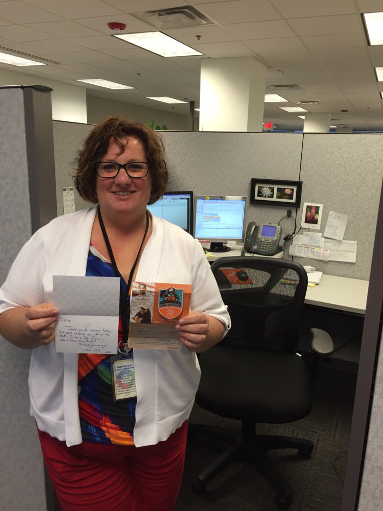 District 75. Awesome job well done Diane. She got a thank you card and Homer Award from @mariani_jen   #markel