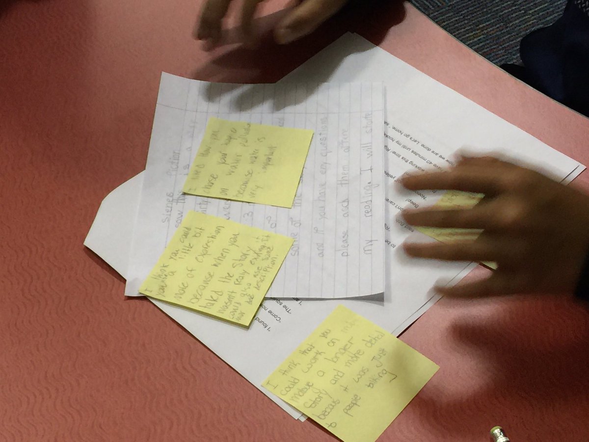 ACzember's tweet photo. Practicing our presentation skills for our publishing celebration tomorrow. #scifi #rvsed #prairiewaters @Mr_D_Russ https://t.co/p1Zcap7C2i