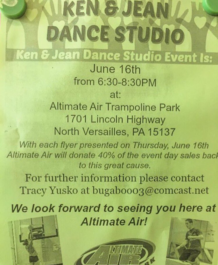 come to altimate air and support the k&j dancers on our #roadtoneworleans hope to see you there 👯